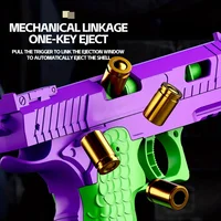 Toy Gun, Soft Bullet Toys Gun for Boys, Toy Foam Blaster, Empty Shell Ejecting Toy Gun Pistol 2