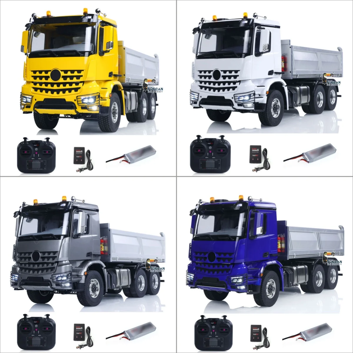 Garde-boue Arrière Métal LESU Pour Camion Benne Tamiya 1/14 - Électrique, Bricolage RC