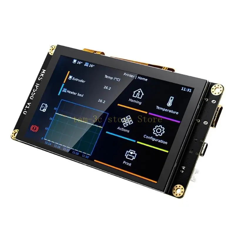 

800x480 5-дюймовый ЖК-экран для IPS50 TFT-дисплей SKIPR аксессуары для 3D-принтеров D0UA