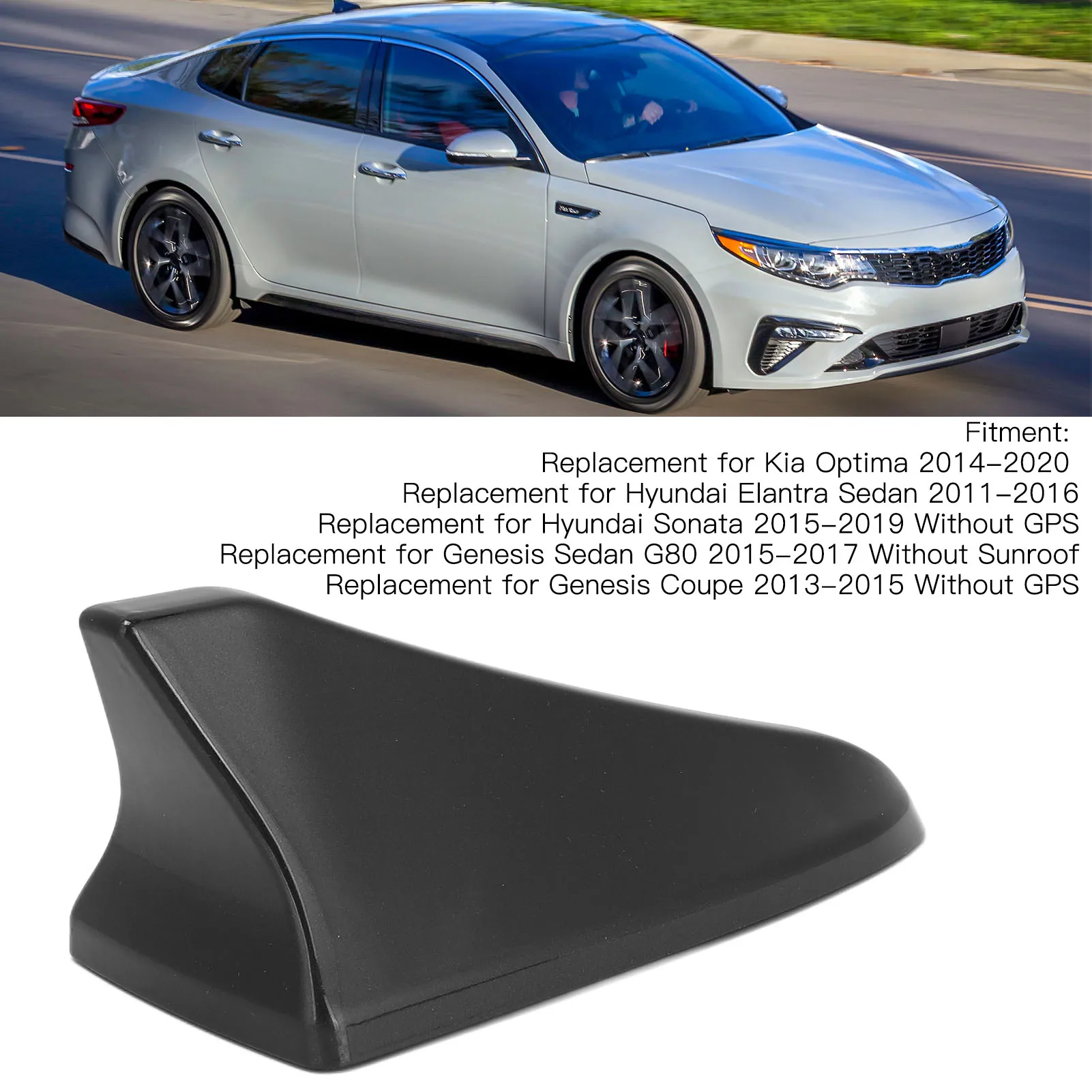 Kiaaaa Optima 2014-2020 자동차 상어 지느러미 안테나 커버 96219 D..