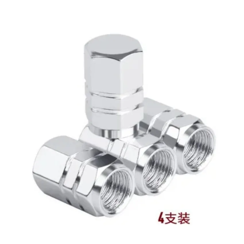 4 Pcs/Pack Anti-theft Aluminum Bicycle Tire Valve Assessorios Practical Outdoor Bike Small Tools Accessories