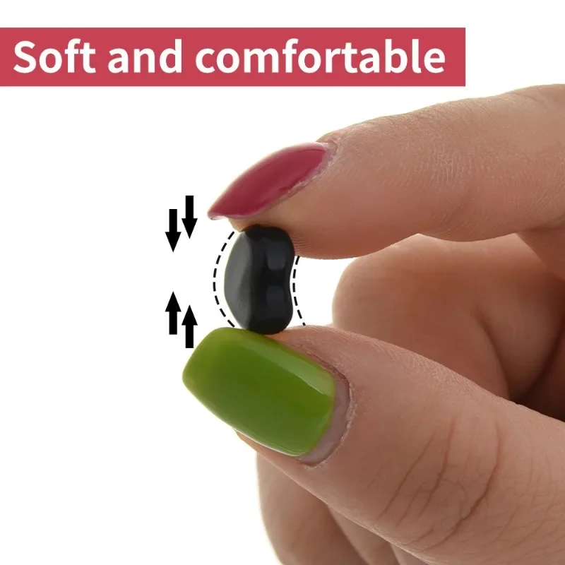 2/60pcs Small Transparent Round Ear Hook Eyeglasses Clear Silicone Glasses Anti Slip Grip Temple Tip Holder Eyewear Accessories 4
