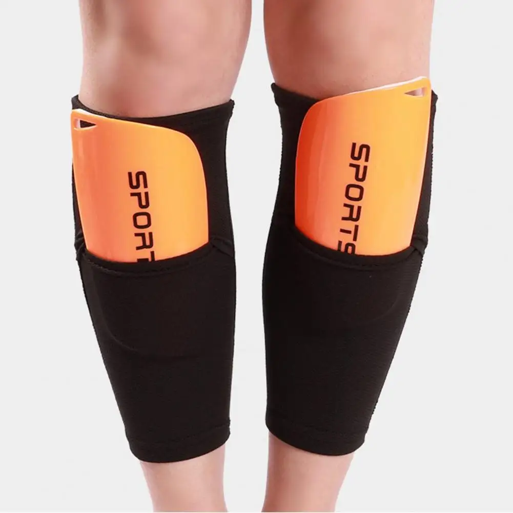 Shin Pad With Pocket Shin Guards Football Calf Sleeve Shinguard Leg Sleeves Adult Support Sock Nylon Protector Soccer Gear