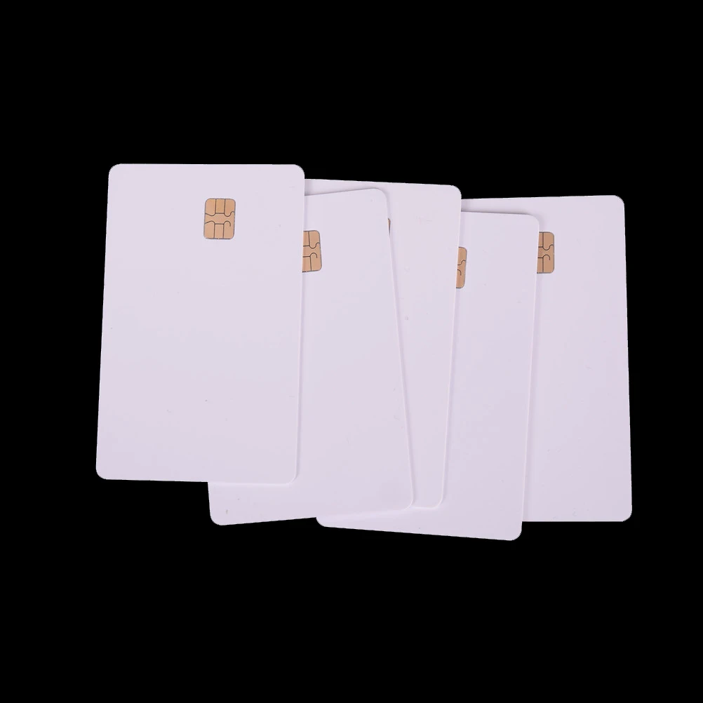 Tanio 5 sztuk/zestaw biały Chip kontaktowy inteligentny IC pusta karta