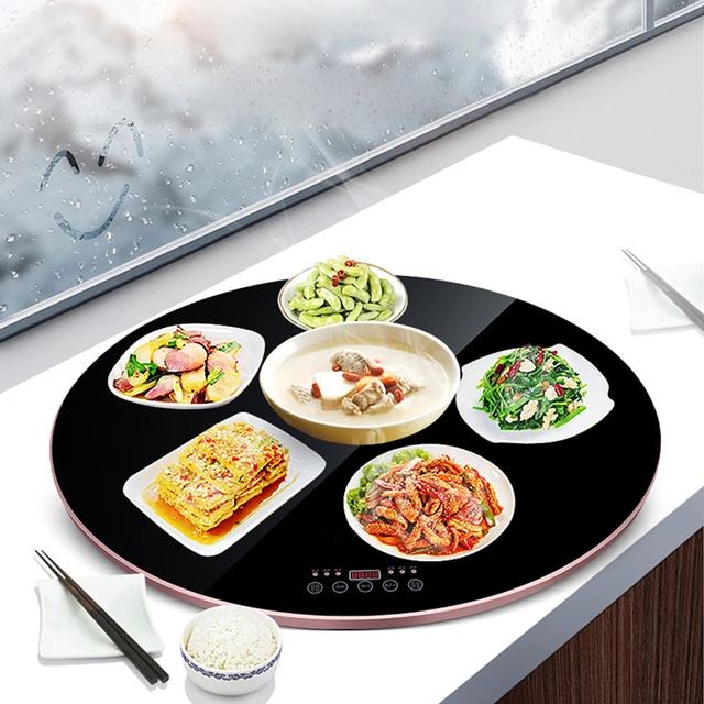 Bear Mini Electric Food Warmer Household Hot Plate 40x28cm Multifunctional  Electric Heating Insulation Board Table Heating