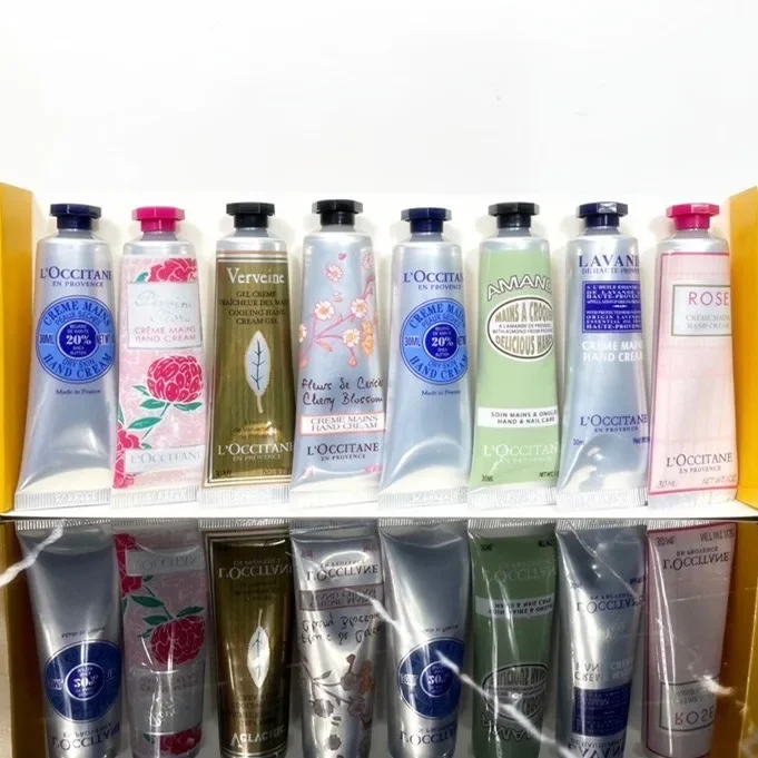 Hand Cream Eight-Piece Set Gift Box Shea Sakura Rose Hand Cream Nourishing Anti-Drying