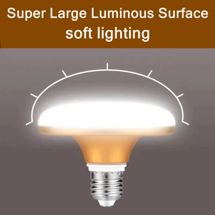 E27 220V LED Lamp Factory Office Indoor Lighting Bulb UFO Lamps Constant Current 12W-65W Energy Saving Led Bulb White Light led light led lamp
