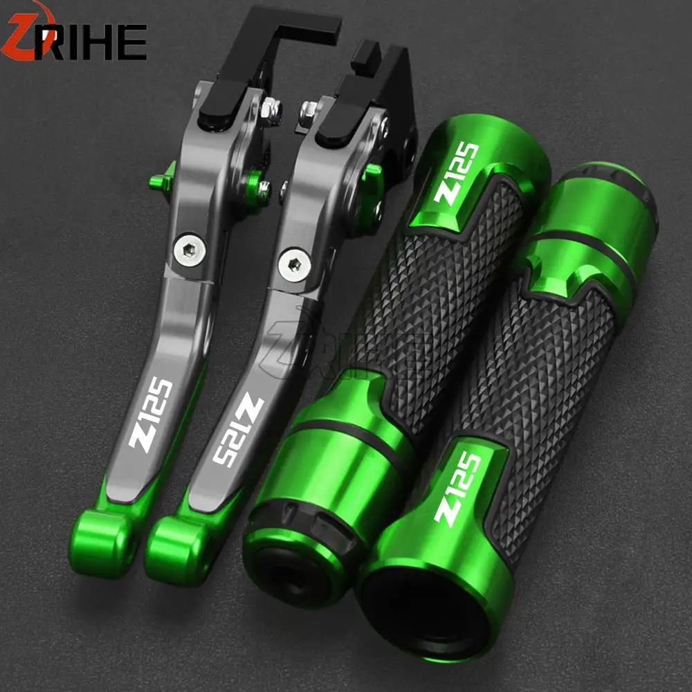 

Motorcycle Aluminum FOR Kawasaki Z125 Z z 125 2015 2016 2017 2018 2019 2020 Extendable Brake Clutch Levers Handlebar Hand Grips