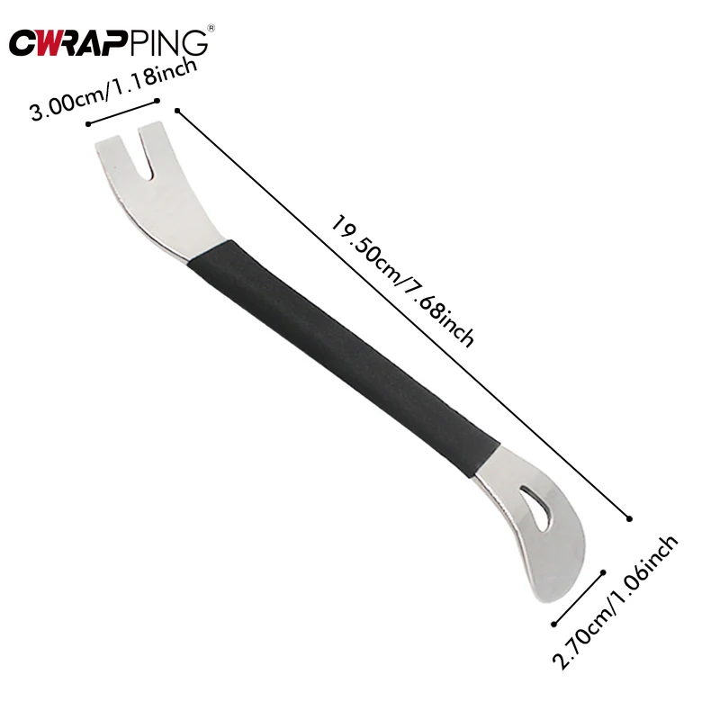 Car Dashboard Trim Removal Tool Stainless Steel Auto Audio Terminal Trim Removal Metal Tool Level Pry Door Panel Fastener Driver