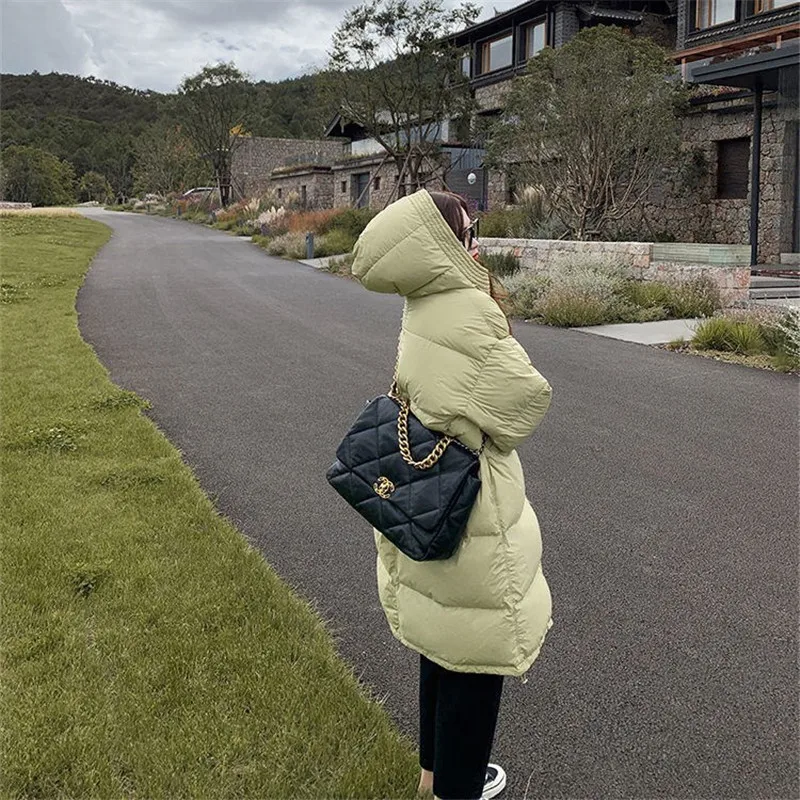 

Down jacket women's mid-length over the knee 2022 new fashion winter clothing long-sleeved women's coat