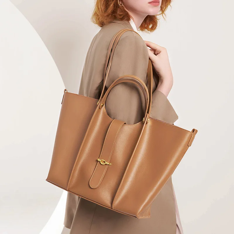 Womens Leather Tote Handbag
