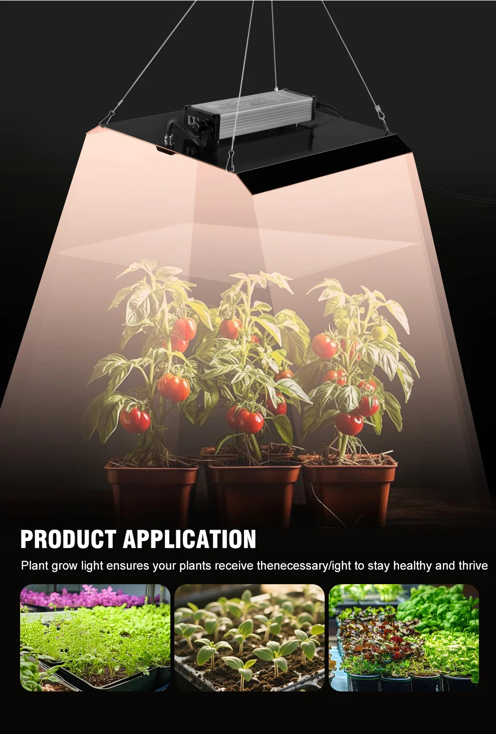 200W Vollspektrum-LED-Wachstumslicht AC100-240V SMD3030 für Gewächshauspflanzen Unabhängige rote LED-Wachstumslampe für Gemüseblumen – Detail 12