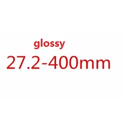 Carbon Bicycle Seatpost | Offset - Free Design | Black Matte Gloss Finish (Glossy 400 x 27.2mm)