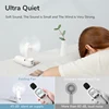 JISULIFE Portable Fan Mini Handheld Fan USB 4500mAh Recharge Hand Held Small 3 in1 Pocket Fan with Power Bank Flashlight Feature 4
