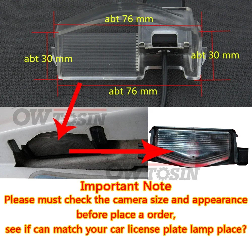 AHD 1280*720P  ĸ ī޶ Mazda 3 BK BL 2003-2013 Mazda 2 DE 2007-2015 ڵ ĸ麸  ̷ 