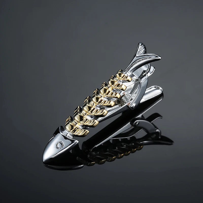 Set 8 Fermacravatte In Rame - Clip Eleganti Per Uomo Con Scatola Regalo - Foto 10