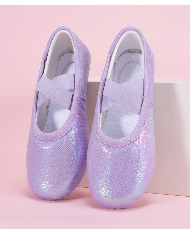 Ballettschuhe mit weicher Sohle für Mädchen, chinesische Tanzübungsschuhe, Kleinkind-Bühnenauftritts- und Körperformungs-Slipper – Detail 11