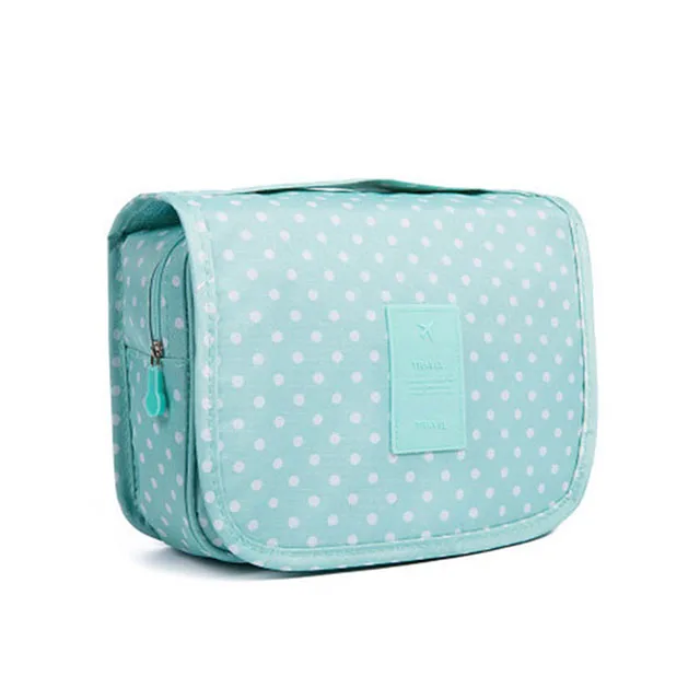 Elegant Women's Waterproof Travel Toiletry Organizer with Hook