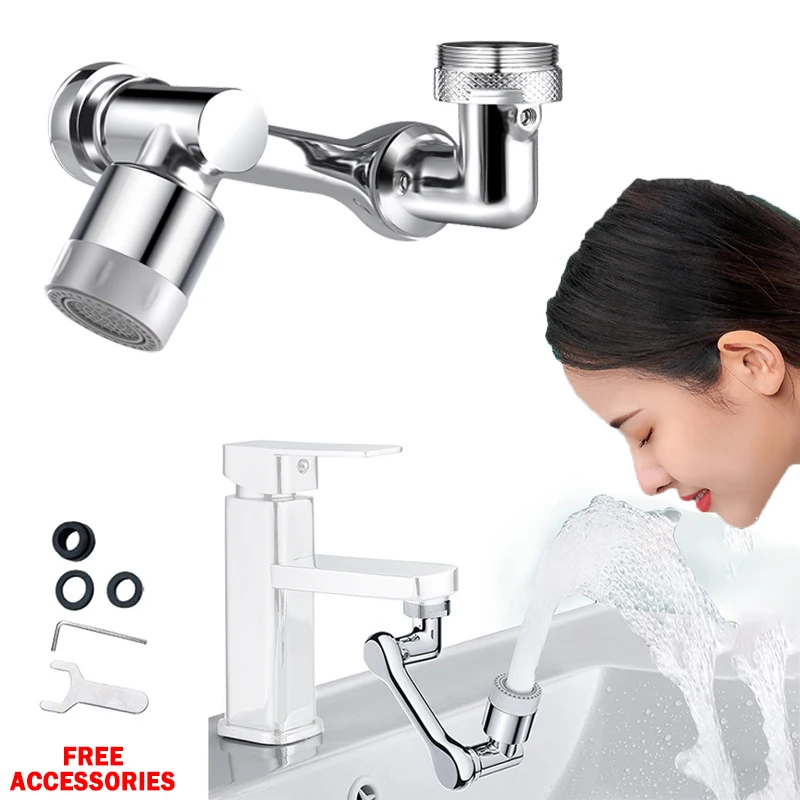 1080 Degree Rotatable Faucet Extender Sprayer Head Water Tap Spray