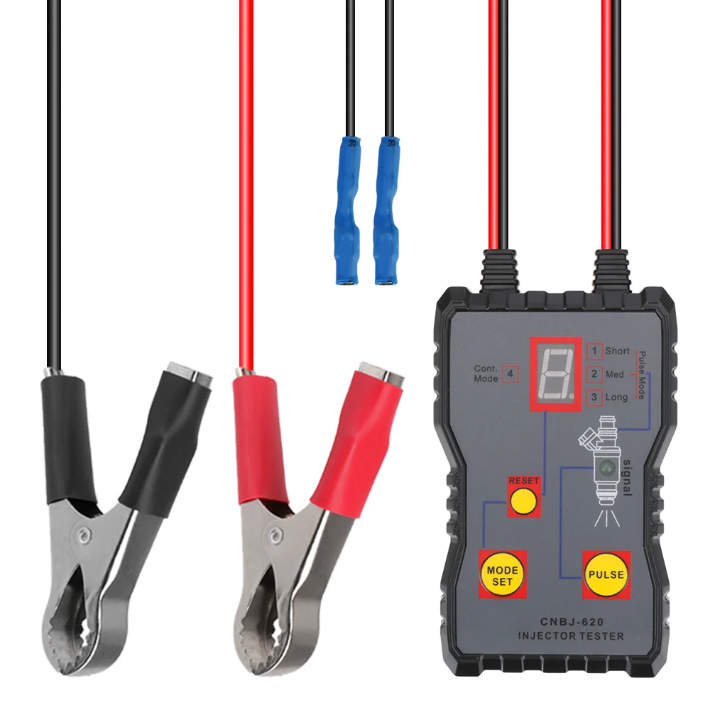 Injector Flush Cleaner Professional Car Fuel Injector Tester Fuel System Scan Tool 4 Pluse Mode Automotive Cleaning Tool Kit fuel injector tester