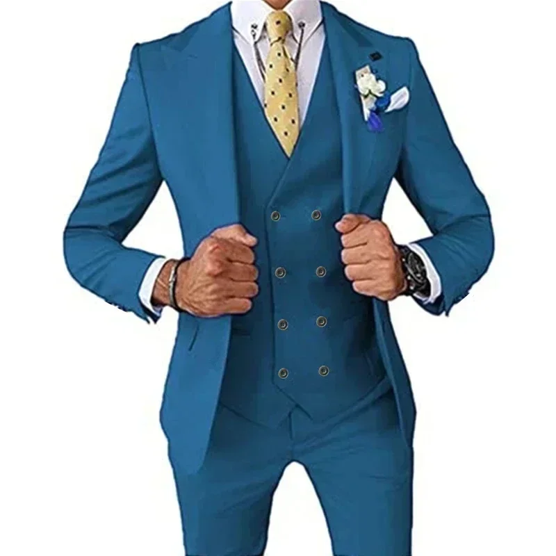 High-quality Wedding Art，solid Color Formal Business Suits，Elegant Man Suit，Circus Costume，party，daily Life，Banquet