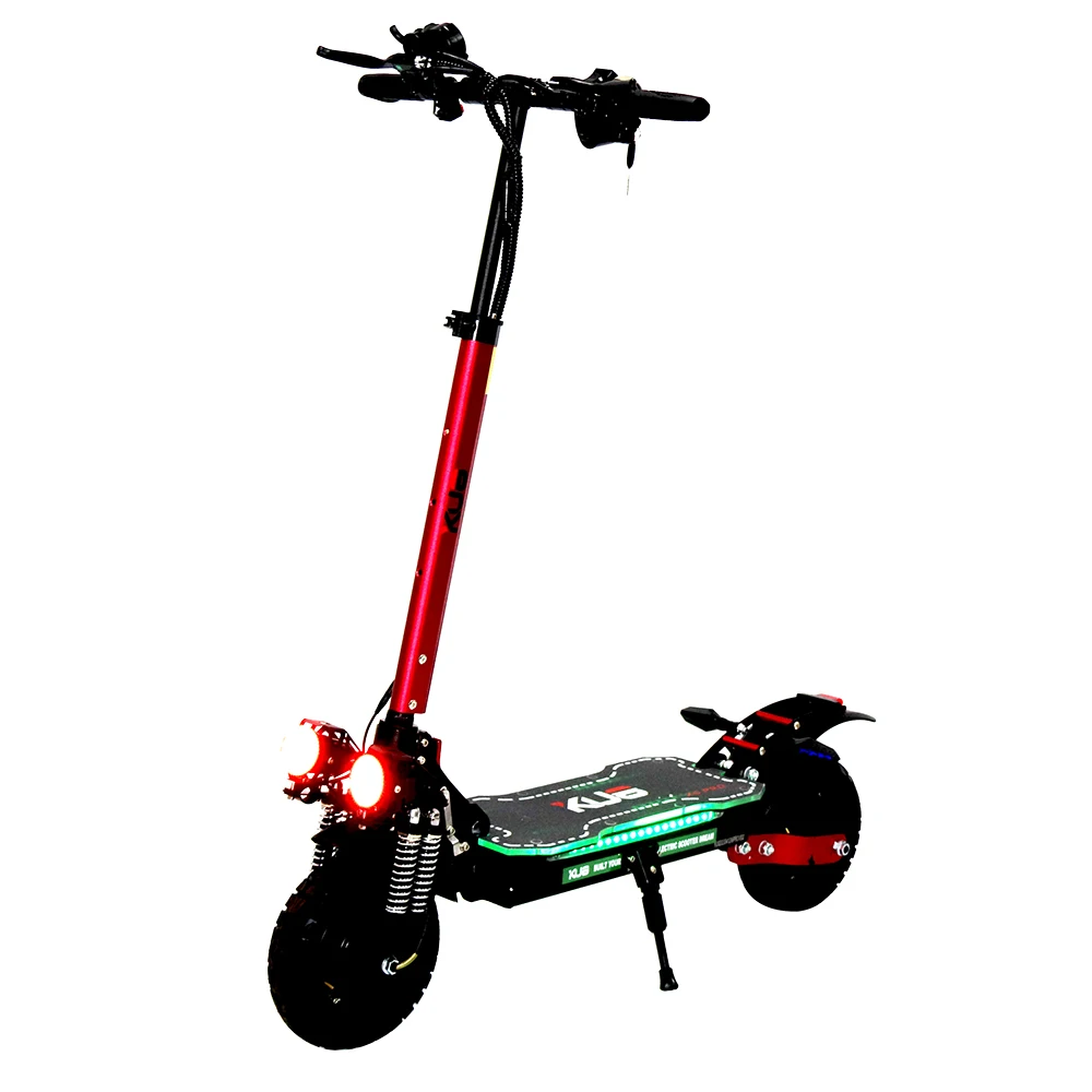 [EU Warehouse] E scooter 2400W Powerful Scooter 48V 21AH lithium battery Off Road Tire electric scooter for adultscustom kugoo m4 pro foldable electric scooter 10 inch off road tire 500w brushless motor 48v 21ah battery