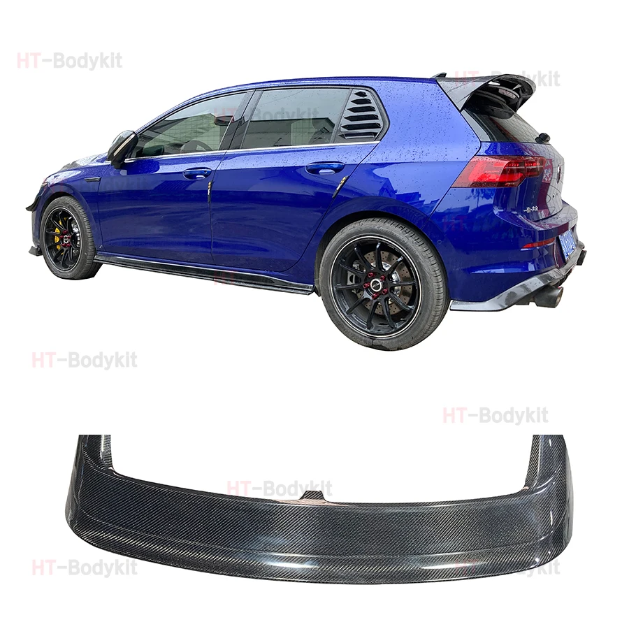 Kit Aerodinamico Grande Empennage Cs In Fibra Di Carbonio Per Volkswagen Golf 8 Gti Vw Golf 8 R Rline Modificato