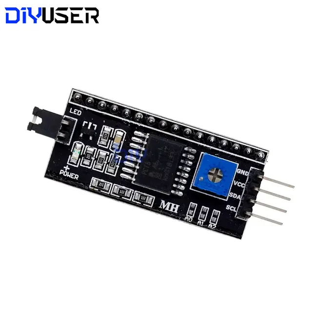 DIYUSER LCD2004 + I2C LCD2004 20x4 2004A синий зеленый экран символ ЖК-модуль адаптера последовательного интерфейса IIC для Arduino 3