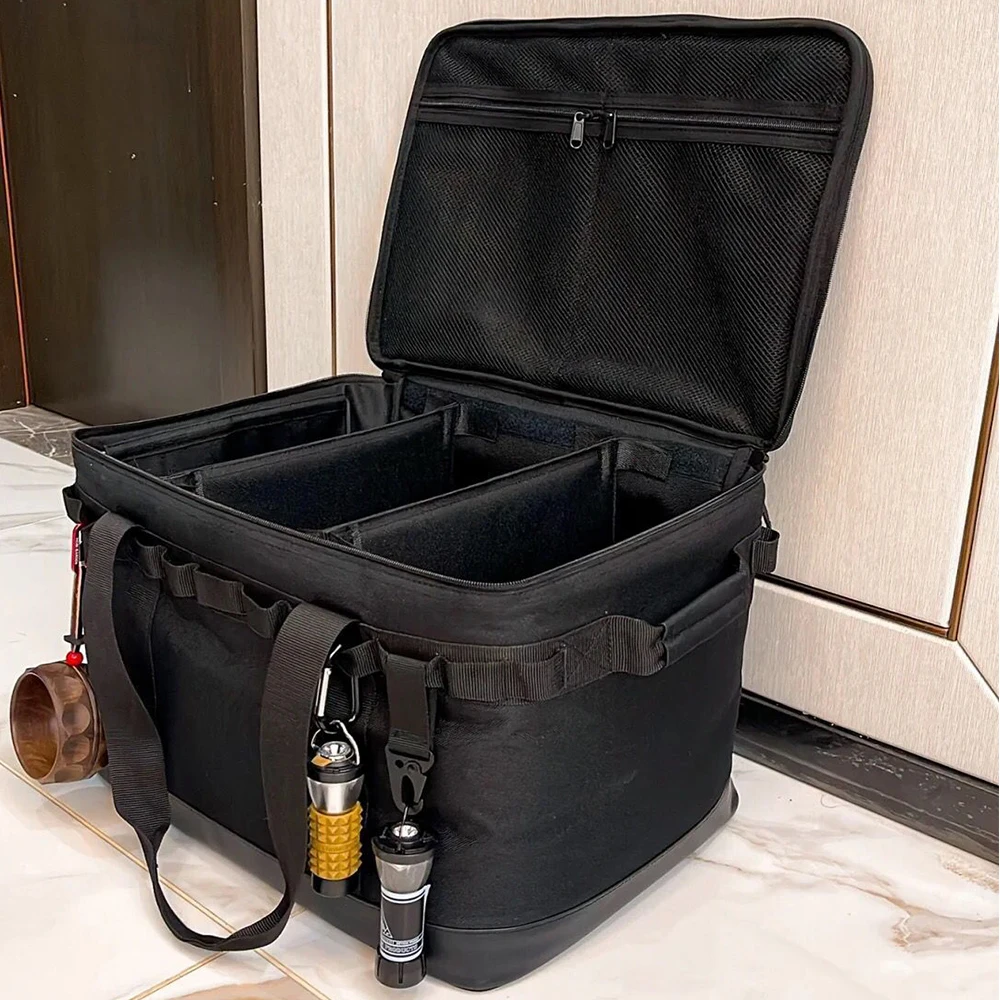 Outdoor Camping Storage Bag Outdoor Camping Storage Bag Camping Supplies Trips Meal Bag Large Storage Lamp Tableware Tool Picnic Camp Travel