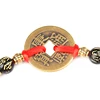 Chinese Feng Shui I Ching Ancient Coin Red String Attract Lucky Wealth Bracelets 2