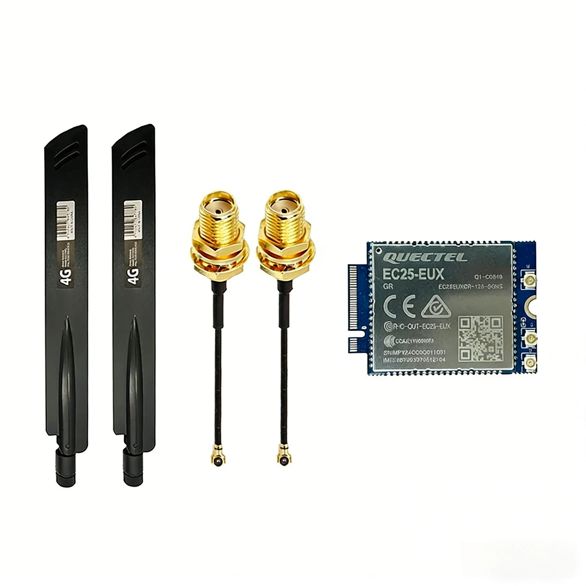 Quectel EC25 M.2 4G LTE Cat4 EC25-EUX EC25EUXGR-128-SGNS NGFF 모듈 SIM 카드 슬롯 4G GPS 안테나 M.2-USB 3.0 어댑터
