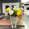 Bright Crystal Vase Terrarium Decor Transparent Glass Flower Pots Decorative Flower Arrangement Desk Decoration Hydroponics Vase 1