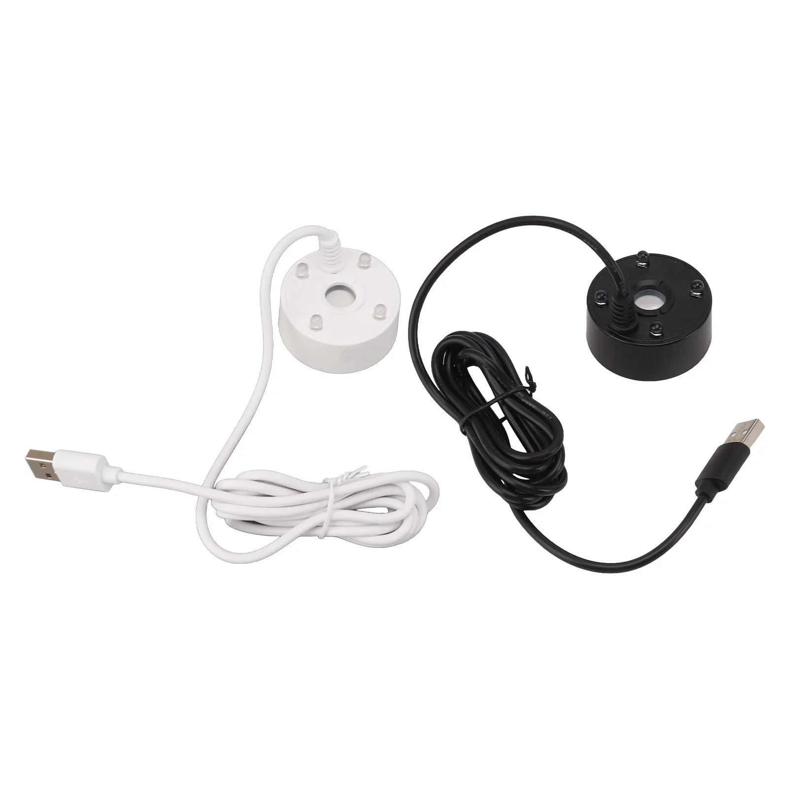 Mist Maker Fogger Mist Maker USB Colorful LED Lights 5V  Sound Fountain Atomizer for Pond Rockery Fish  Sink Mist Maker 3