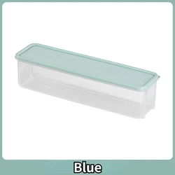 Premium Kitchen Food Storage Container with Cover for Noodles, Spaghetti, and Cereal Preservation (Blue)