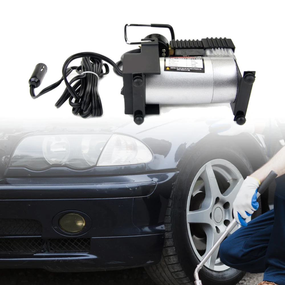 Tire Inflator Compact Portable Air Compressor for Truck Car SUV Portable High Pressure Electric Pump 12v High Power Multipurpose