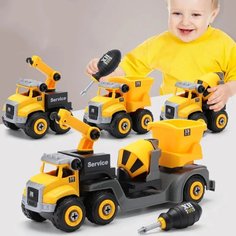 Diy Engineering Toys For Children Baby Drill Screw Building Bricks Nut