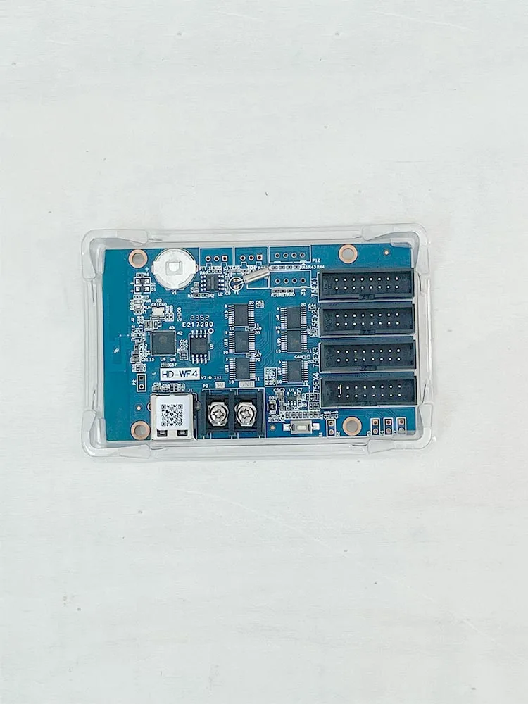 Huidu HD-WF4 Full Color LED Panel Pixel Display Control Card for LED Display Screen USB Port Main Board Supports Mobile WiFi led video display panel