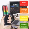 Electromagnetic Field EMF Gauss Meter Ghost Hunting Detector Portable EMF Magnetic Field Detector 8 LED Gauss Meter 4