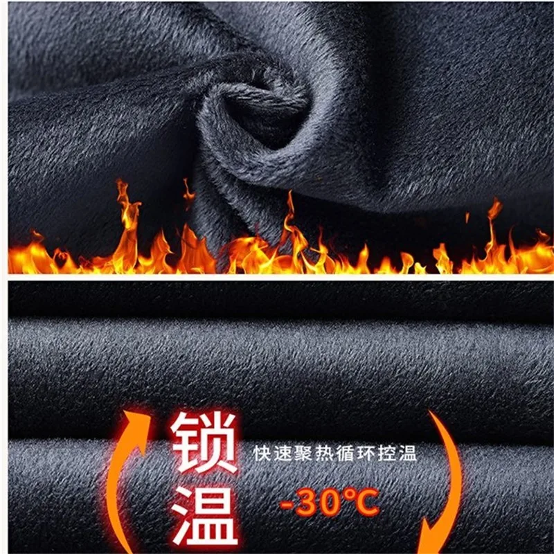 Winter Men's Golf Pants Fashion Casual Sports Work Straight-leg Pants Elastic loose Villus Thicken Warm Man's Golf Trousers 골프웨어