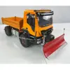 1/14 4x4 Metal RC Hydraulic Dumper Trucks Snow Shovel Remote Control Tipper Machine Cars Vehicle Toys for Boys Gifts TH23796 1