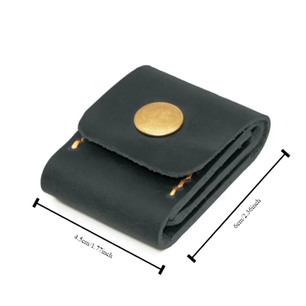 PU Leather Guitar Pick Case Picks Storage Pouch Box With Large Capacity Durable Guitar Pick Holder Gift