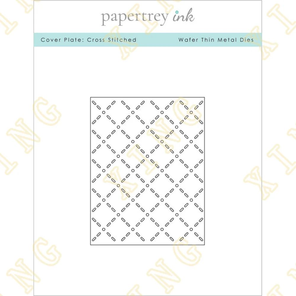 

Dies Scrapbooking Cross Stitched Cutting Dies Craft Embossing Make Paper Greeting Card Making Template DIY Handmade 2024 New