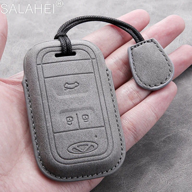 

Car Key Case Cover for Chery Tiggo 4 5txs 2020 Tiggo 7 8 5X 2019 Arrizo 5 3 Keyless Remote Shell Keychain Keys Holder Accessory