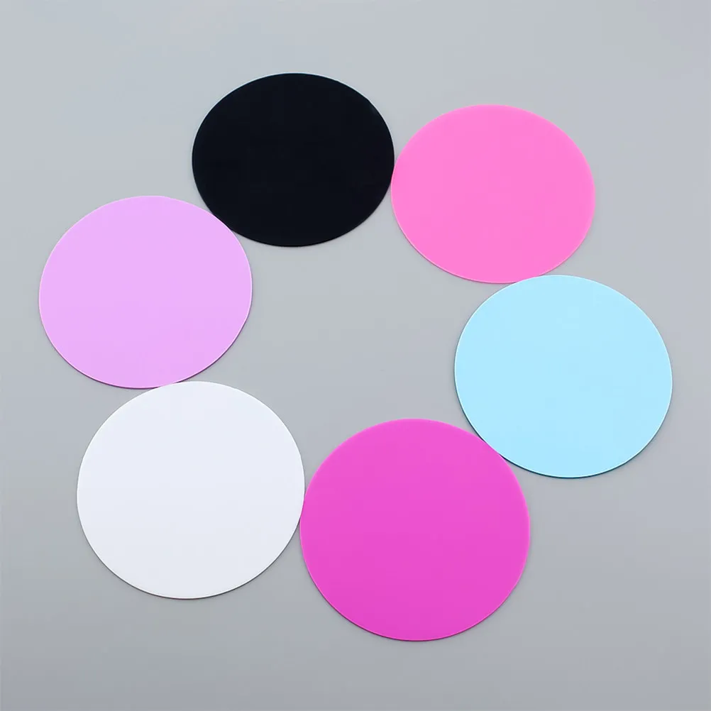 5Pcs 실리콘 네일 아트 믹싱 팔레트 전문 매니큐어 블렌딩 페인팅 DIY 젤 폴리쉬 아크릴 화장품 메이크업 도구