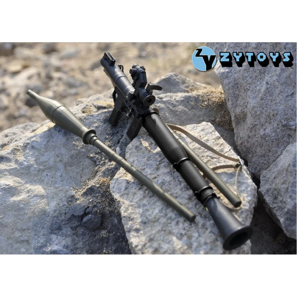 ZYTOYS 1/6 RPG-7 Rocket-propelled Grenade Launcher Anti-Tank Weapon Model  Toy Cannot Be Fired for 12inch Figure Soldier Hot Sale