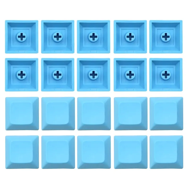 20PCS DSA 1U Keycap Set PBT Blank Keycaps DSA Profile 1U Height Keycap Set For Gaming Mechanical Keyboard image 8