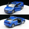 1/36 Hyundai Elantra Toy Car Model Welly Diecast Metal Alloy Vehicle Miniature Pull Back Collection Gift For Children Boys Kid 3