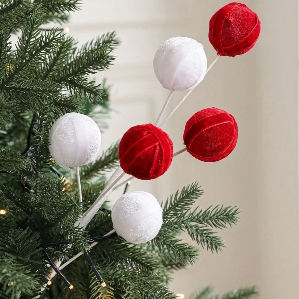 Christmas Foam Ball Decorations Cloth Event Party Supplies