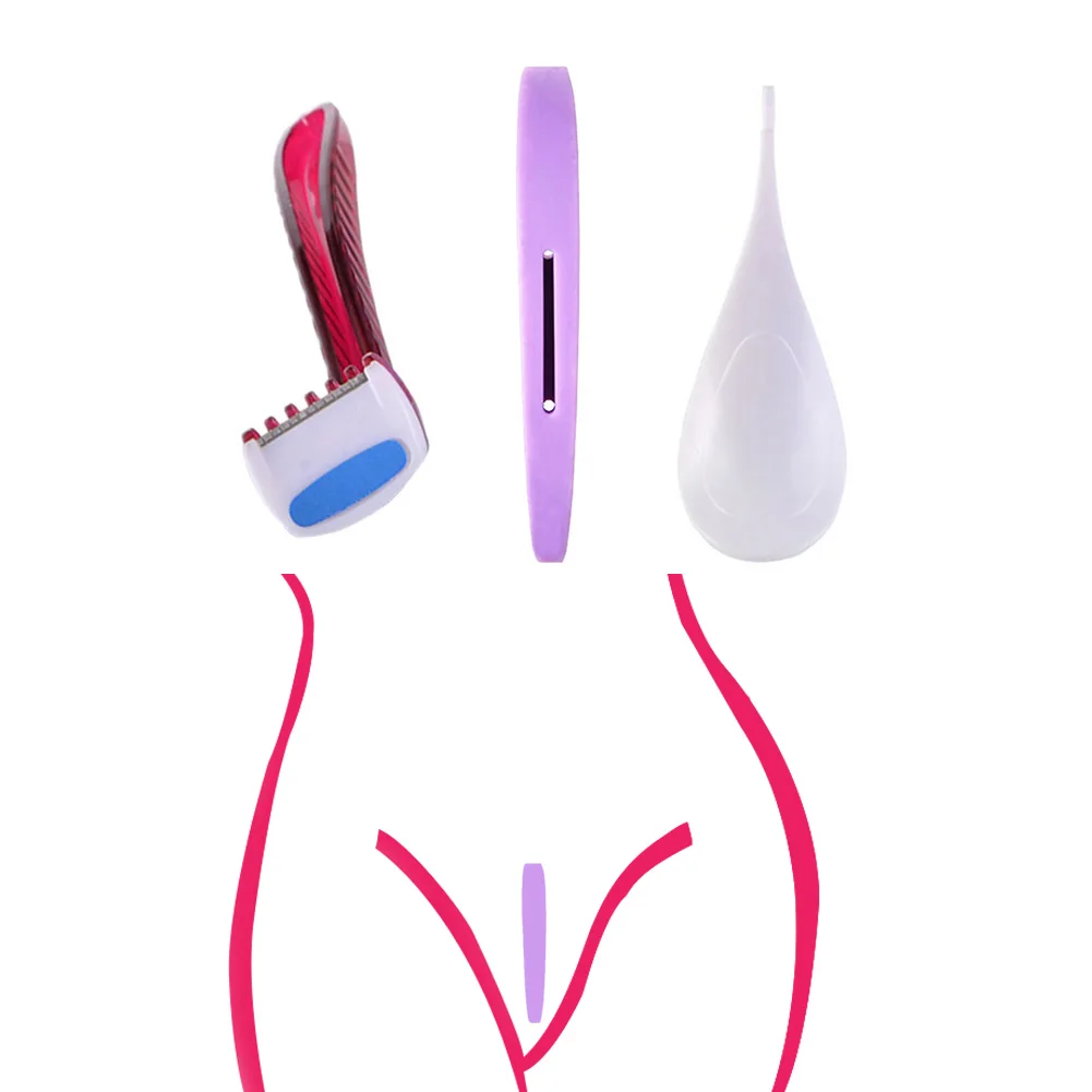 Female Pubic Hair Shaving Stencil Razor Tool