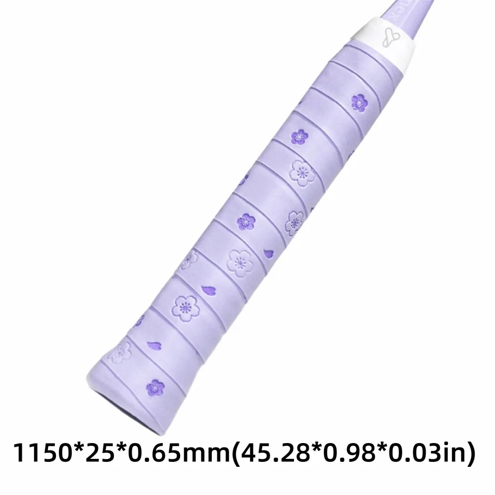 New PU Badminton Handle Wrap Tape Non-slip Print Badminton Overgrip Sweat-absorbent Badminton Racket Handle Grip